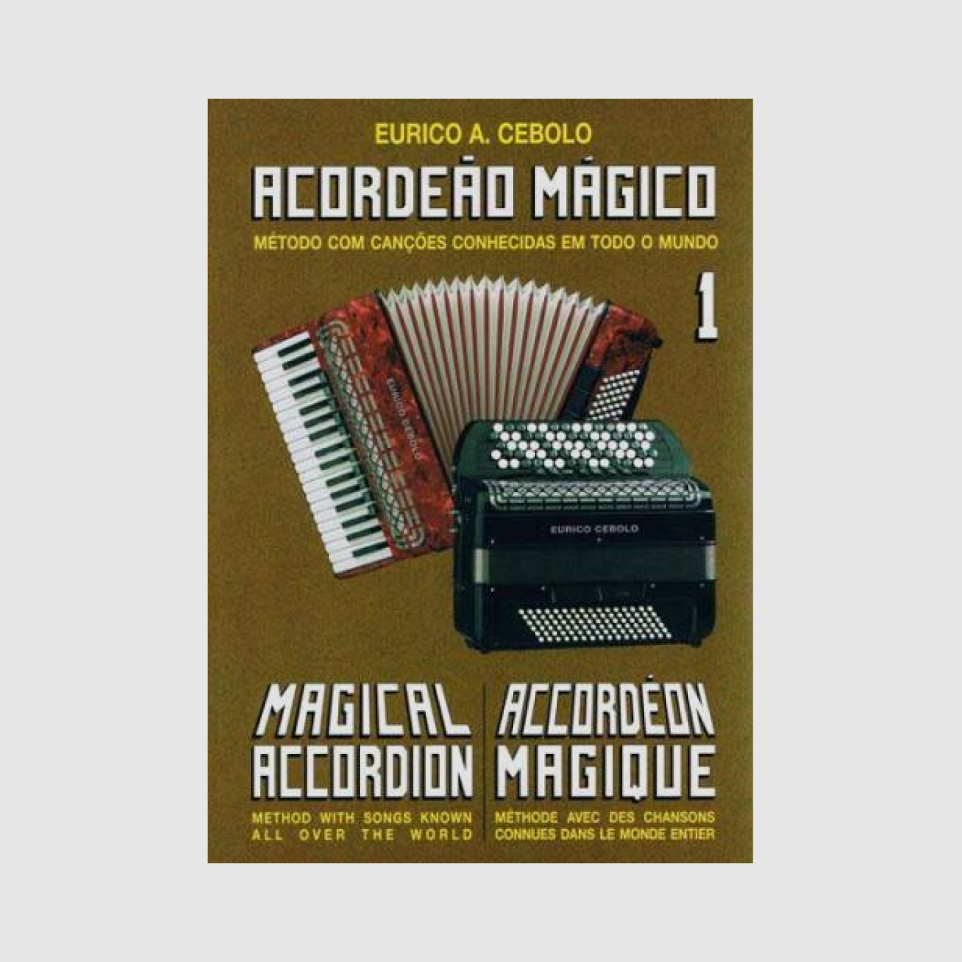 Livro Acordeão Mágico 1 C/2 CD´s
